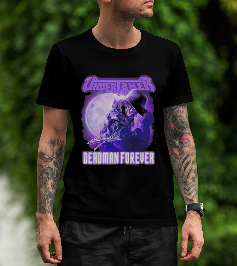 Undertaker Deadman Forever Purple Moon T-Shirt