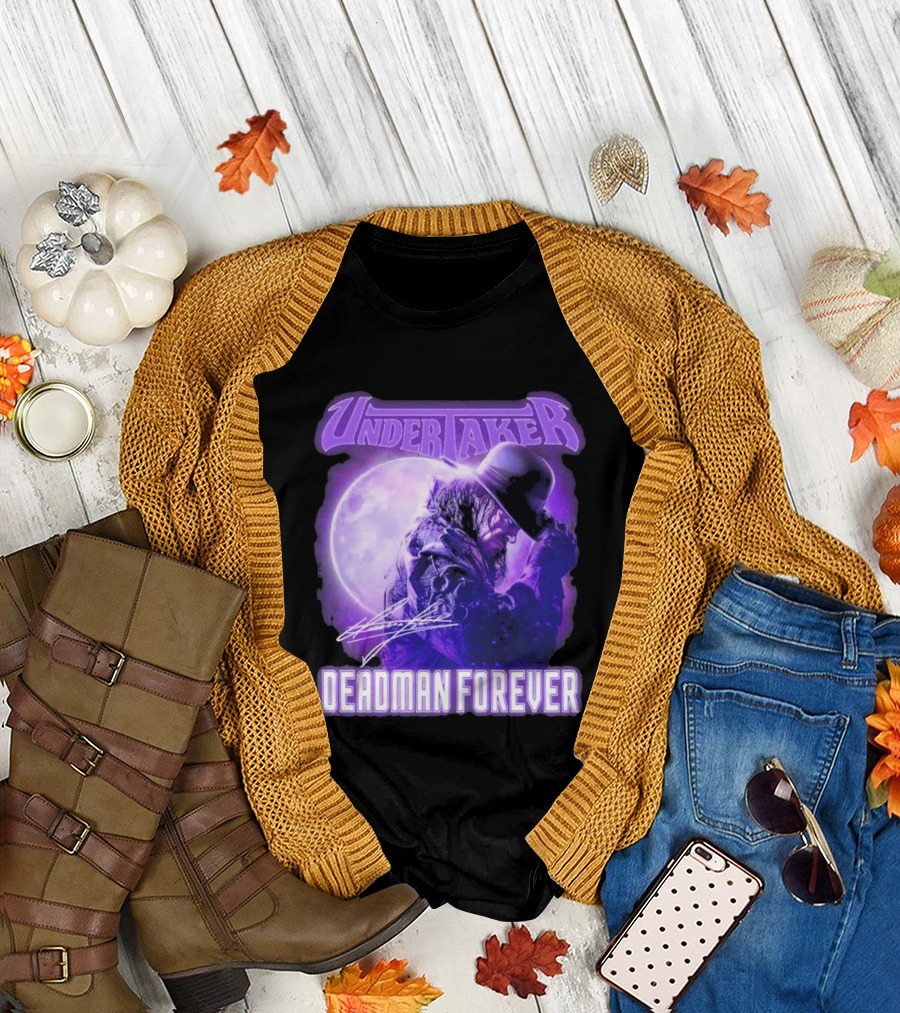 Undertaker Deadman Forever Purple Moon T-Shirt