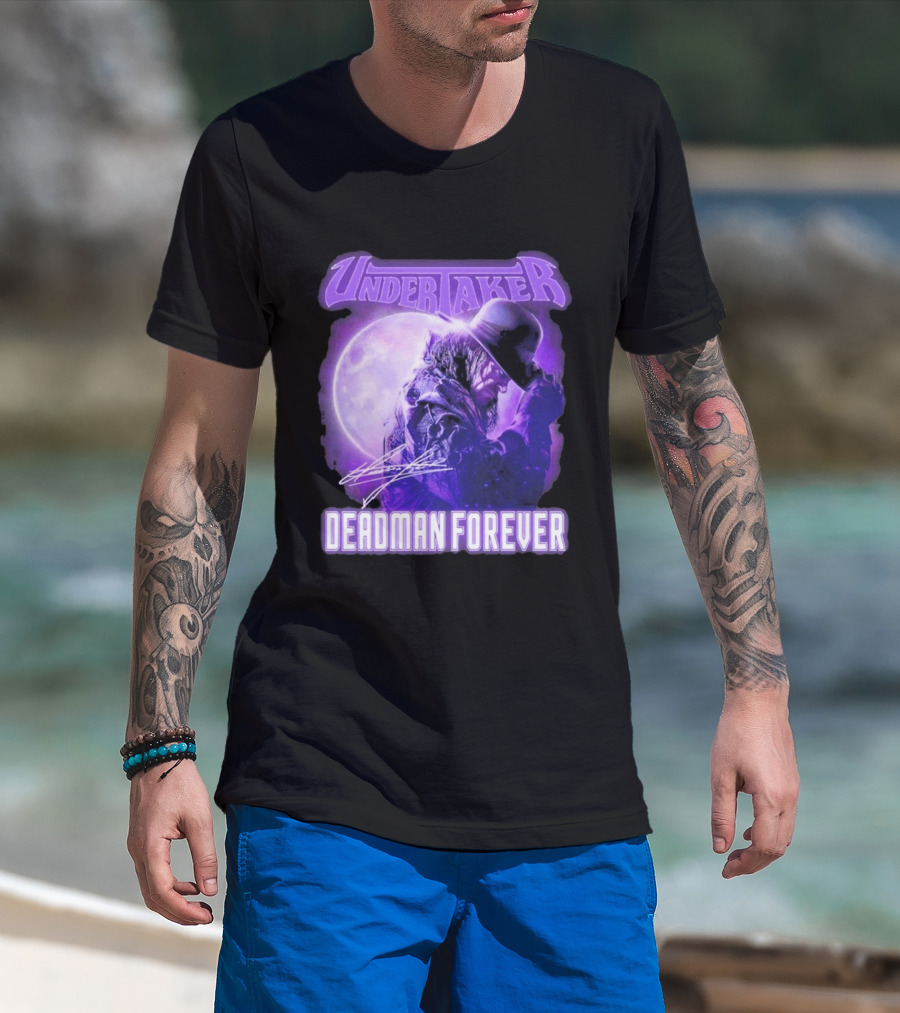 Undertaker Deadman Forever Purple Moon T-Shirt