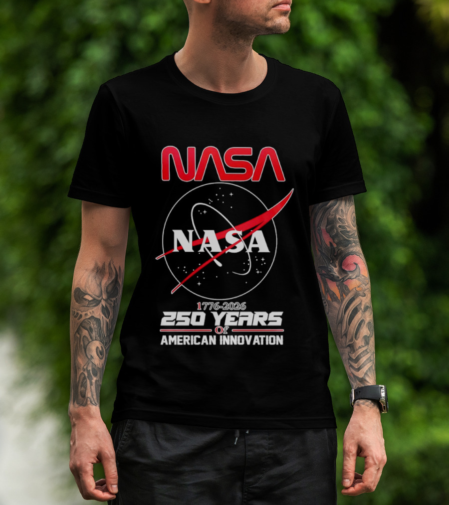 NASA 1776 2026 250 Years Of American Innovation T-Shirt