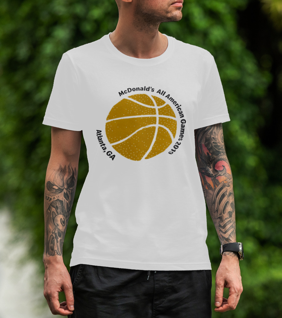 Atlanta GA McDonald's All American Game 2019 Basketball T-Shirt