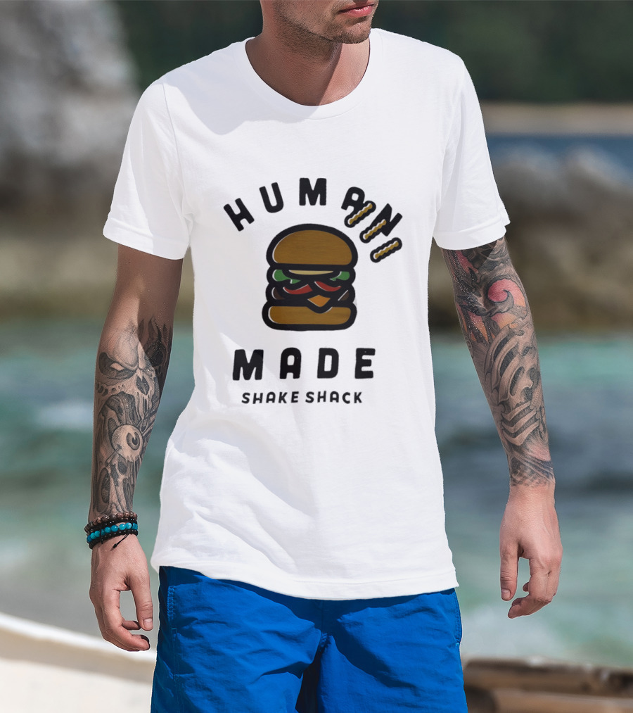 Human Made Shake Shack Hamburger T-Shirt