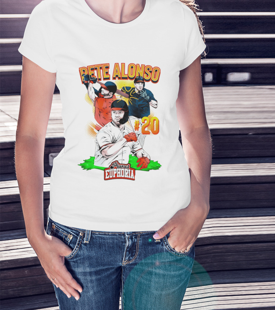 Pete Alonso Planet Euphoria #20 Baseball T-Shirt