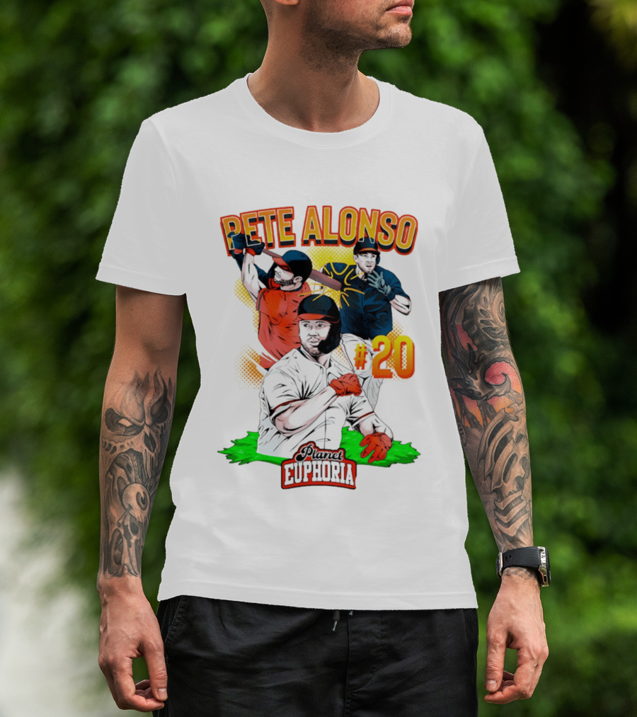Pete Alonso Planet Euphoria #20 Baseball T-Shirt