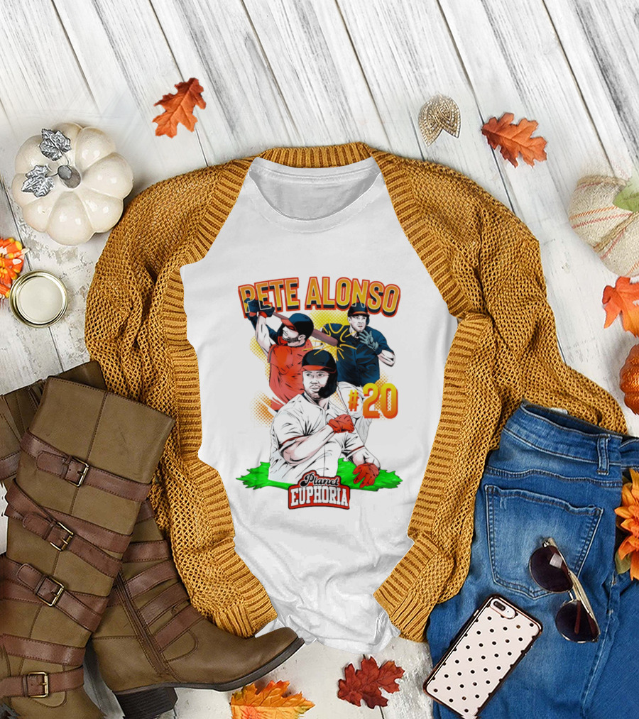 Pete Alonso Planet Euphoria #20 Baseball T-Shirt