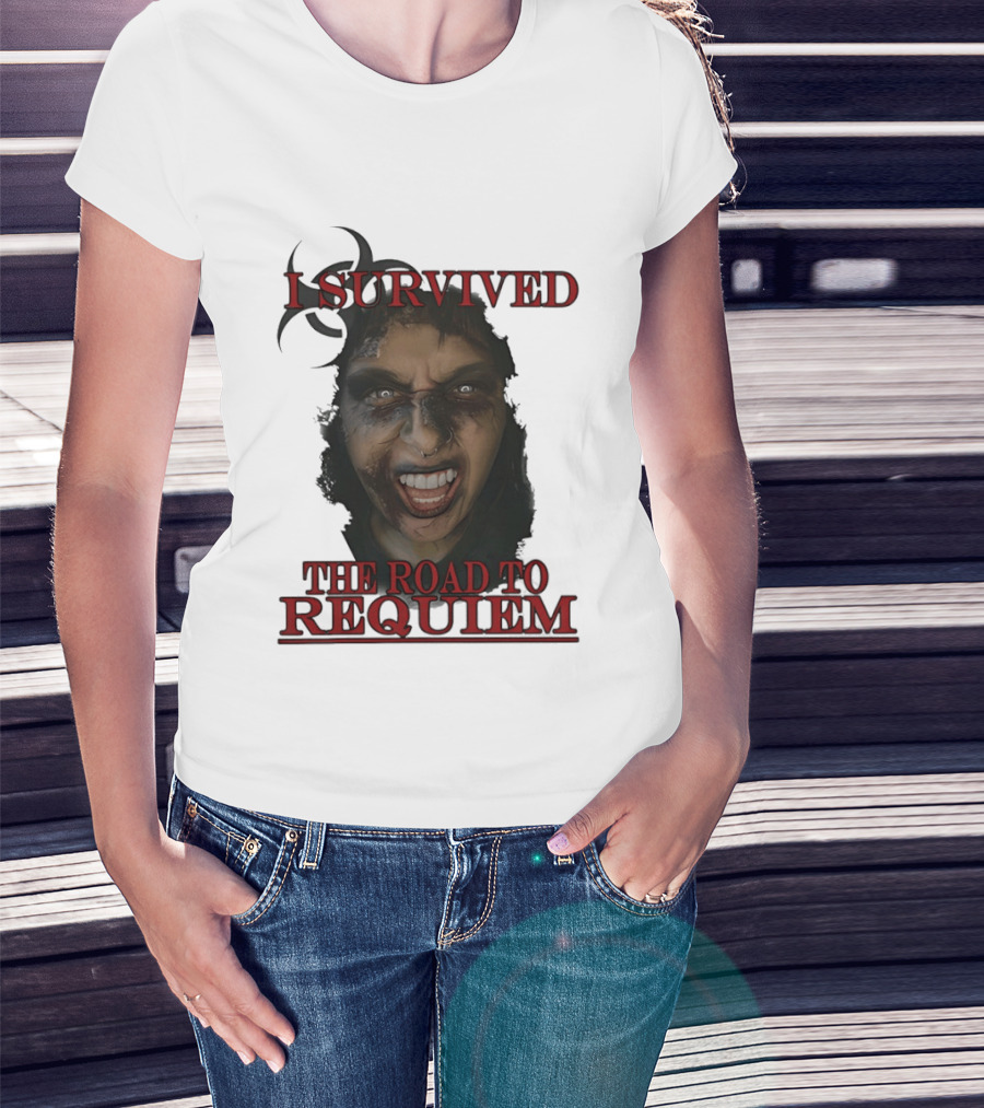 I Survived The Road To Requiem Intense Face Expression T-Shirt