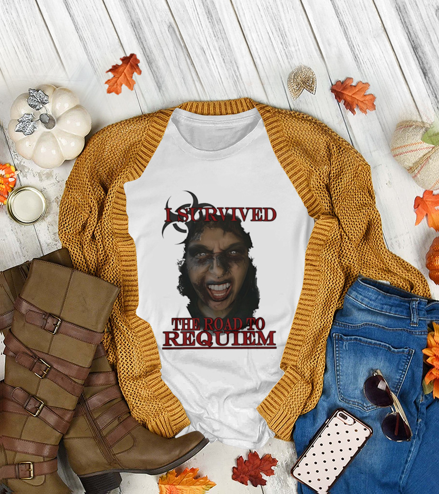 I Survived the Road to Requiem Intense Face Expression T-Shirt