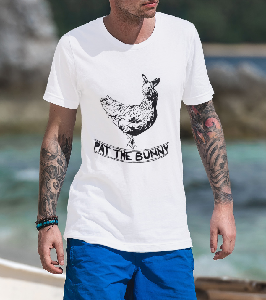 Rooster Pat The Bunny T-Shirt