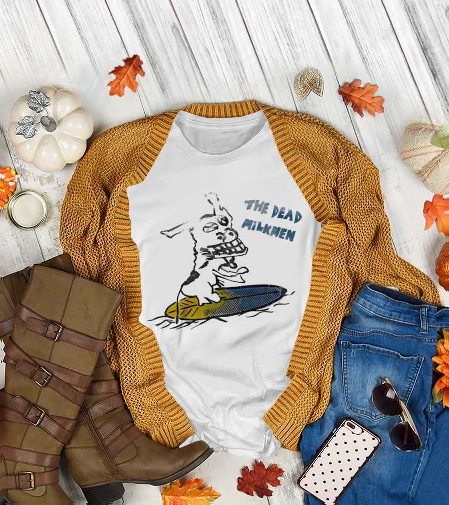 The Dead Milkmen Skull Surf T-Shirt