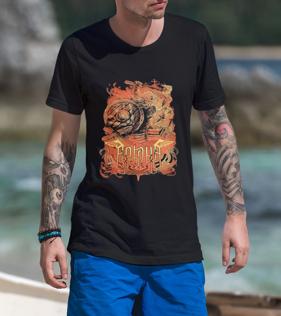 Arkona Viking Warrior USA Canada 2016 Tour T-Shirt