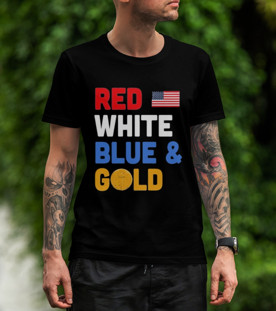 Red White Blue Gold Team USA Win Olympics Forever T-Shirt