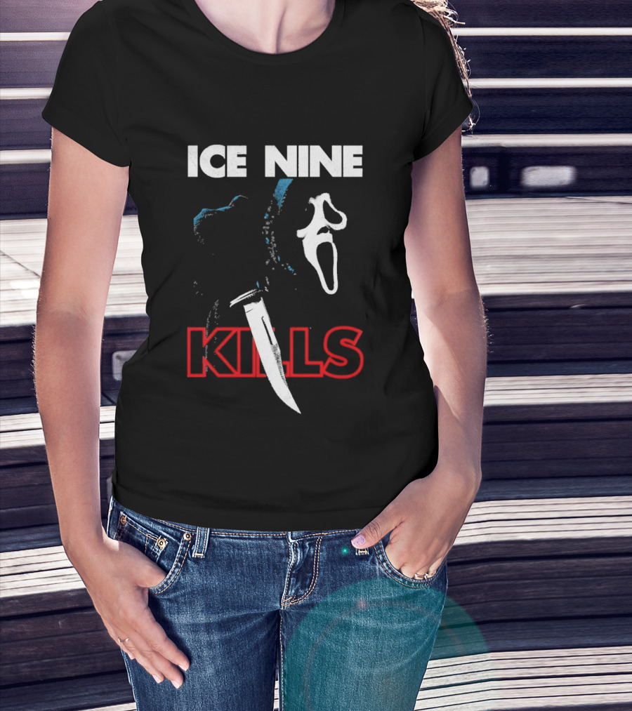 Ice Nine Kills Ghost Face Knife Horror Collaboration Stab Scream 7 Exclusive T-Shirt
