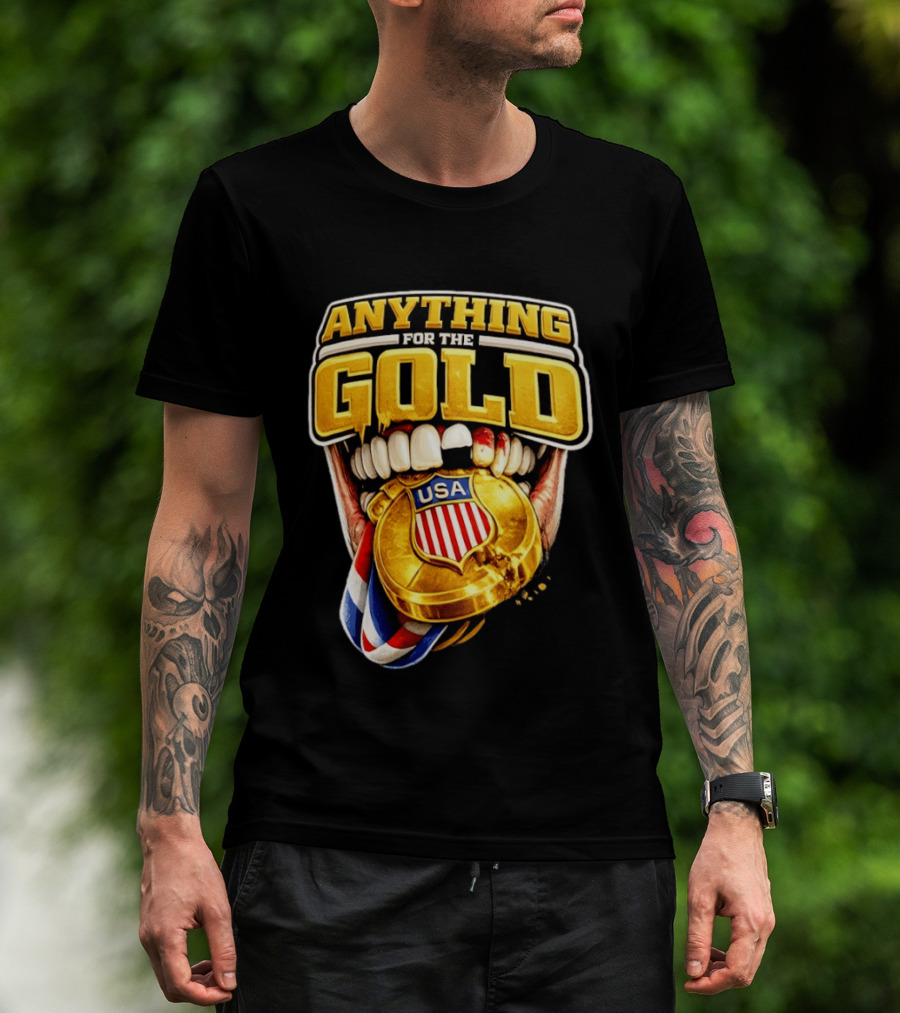 Anything For The Gold USA Medal T-Shirt