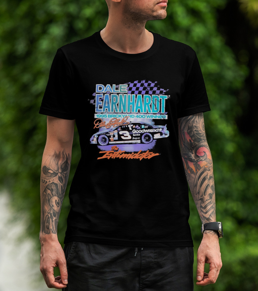 Dale Earnhardt 1995 Brickyard 400 Winner The Intimidator Goodwrench Service T-Shirt