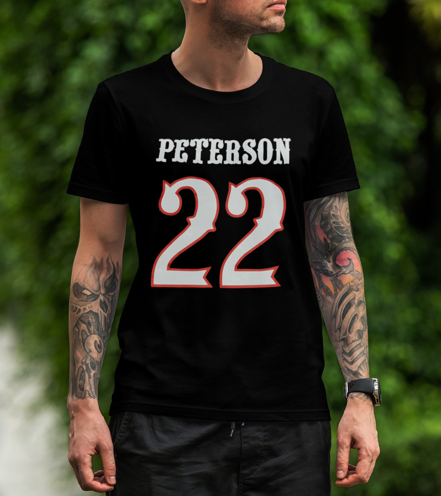 Darryn Peterson 22 Kansas Jayhawks Basketball T-Shirt