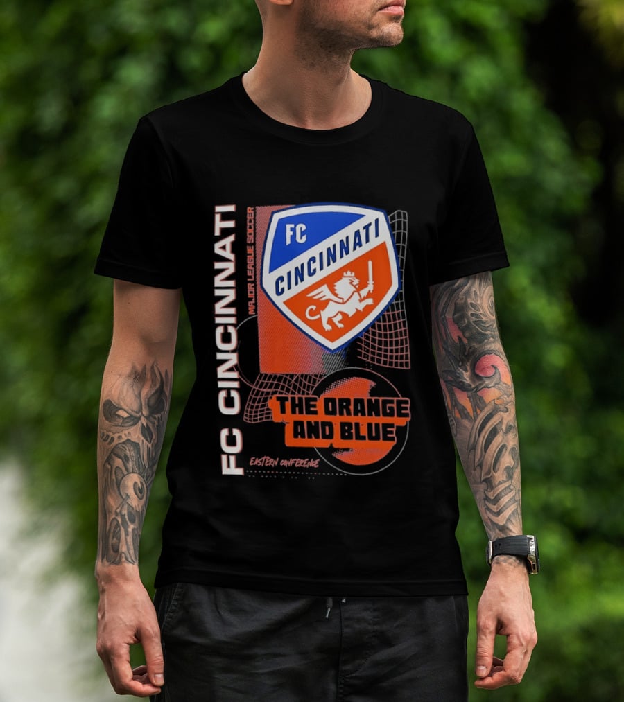 FC Cincinnati The Orange And Blue Soccer Pride T-Shirt
