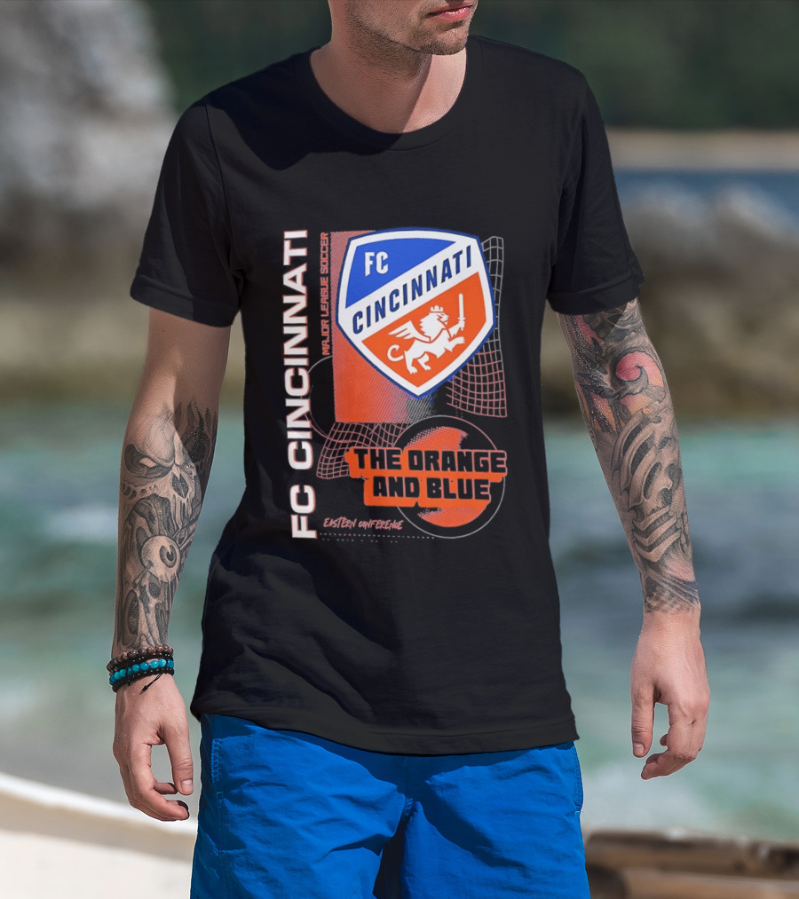 FC Cincinnati The Orange And Blue Soccer Pride T-Shirt
