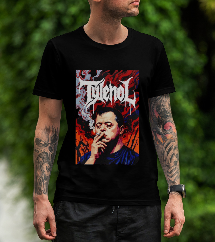 Tylenol Smoking Red And Black T-Shirt