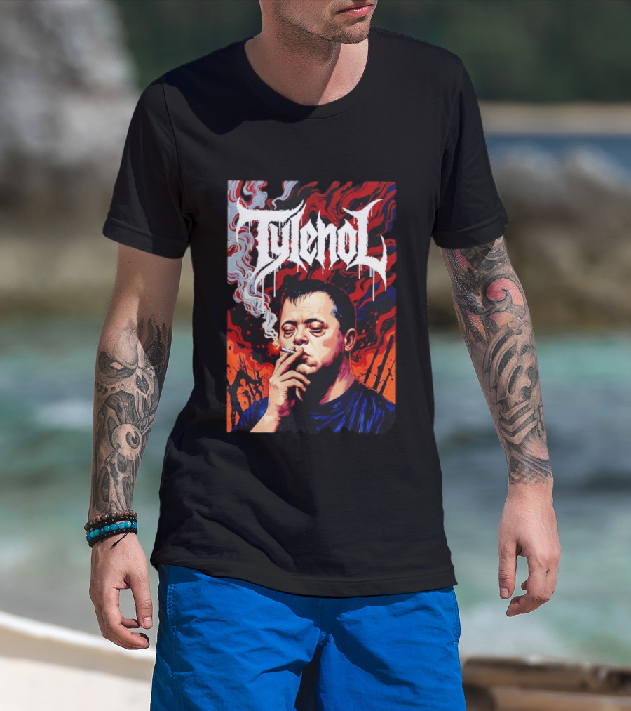 Tylenol Smoking Red And Black T-Shirt
