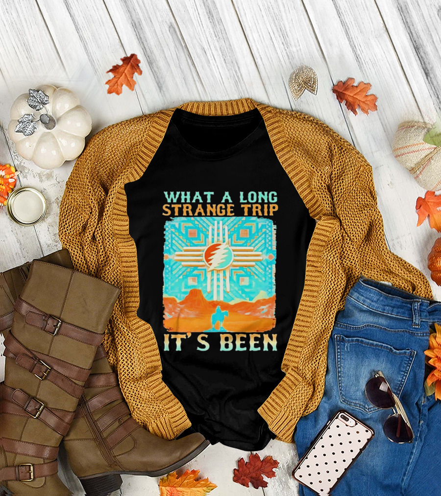 What a Long Strange Trip It's Been Grateful Dead Zia T-Shirt