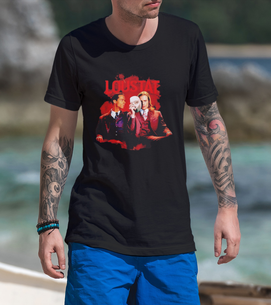 Anne Rice Interview With The Vampire Loustat Masked Characters T-Shirt