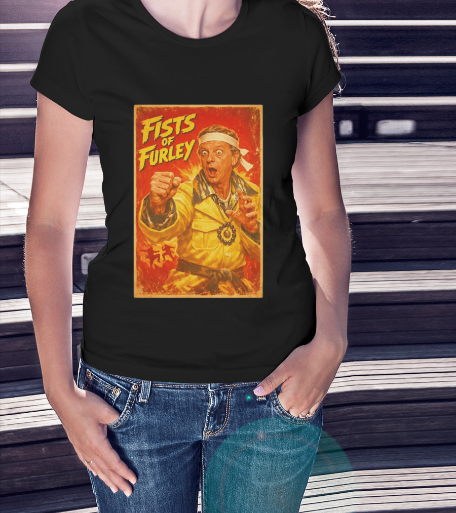 Fists Of Furley Retro Karate Kung Fu Master T-Shirt