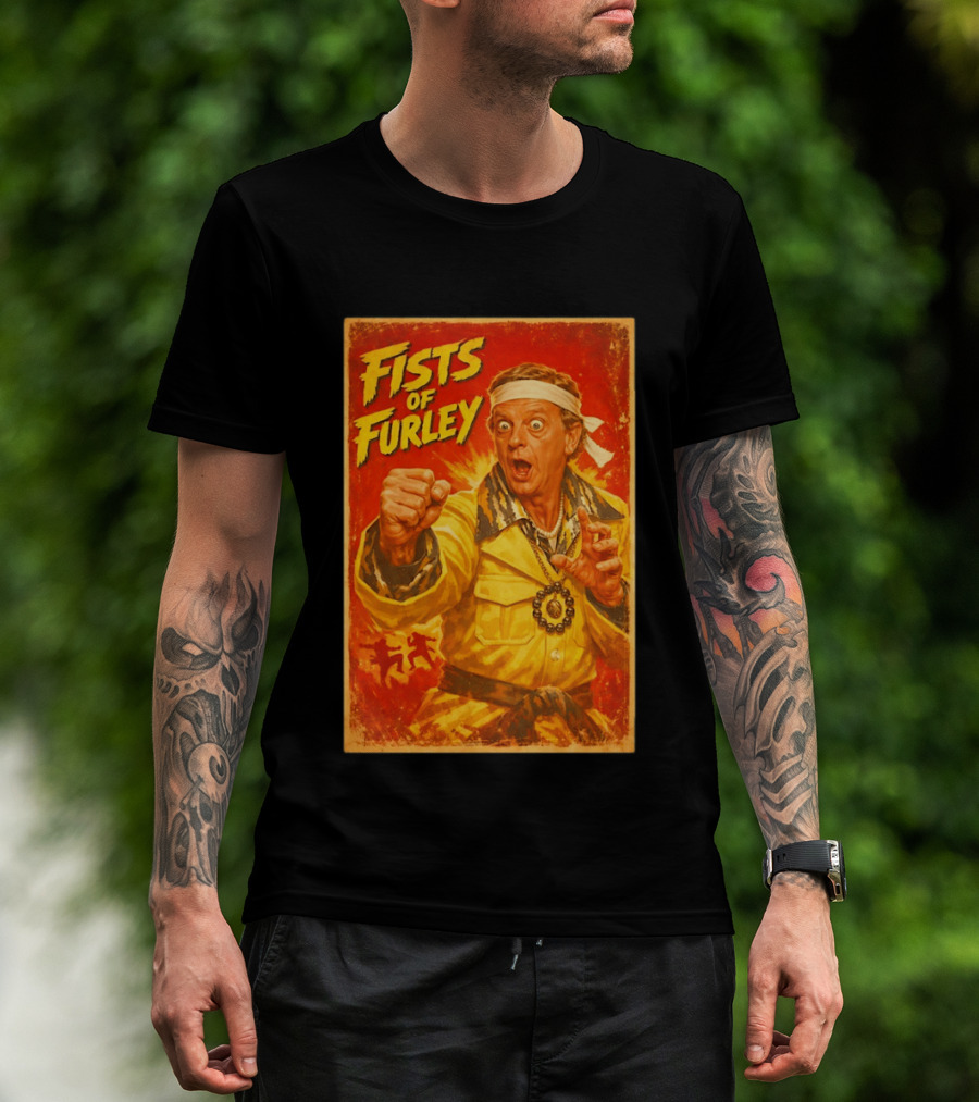 Fists Of Furley Retro Karate Kung Fu Master T-Shirt