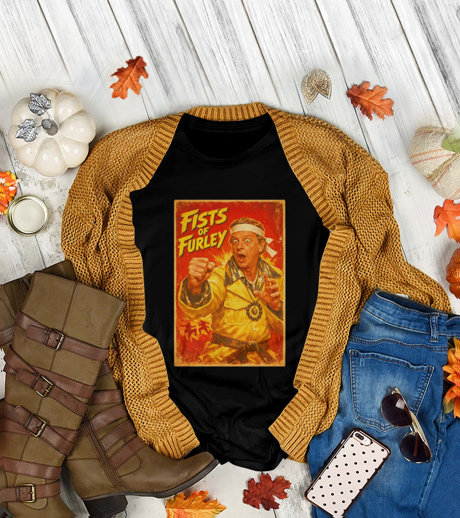 Fists of Furley Retro Karate Kung Fu Master T-Shirt