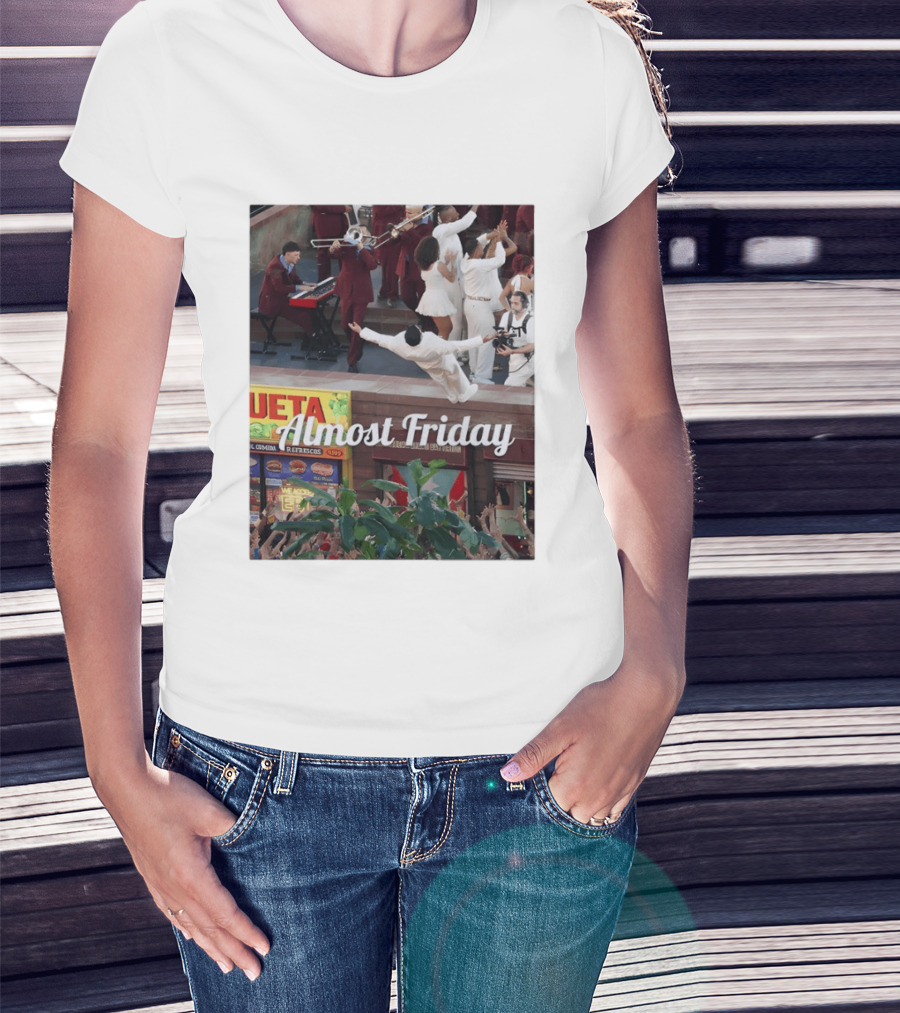 Almost Friday Bad Bunny Un Verano Sin Ti Party Scene T-Shirt