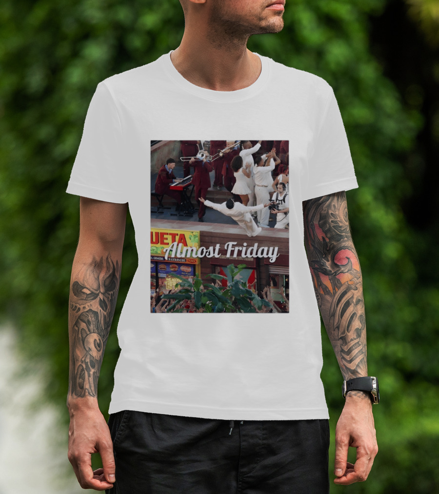 Almost Friday Bad Bunny Un Verano Sin Ti Party Scene T-Shirt