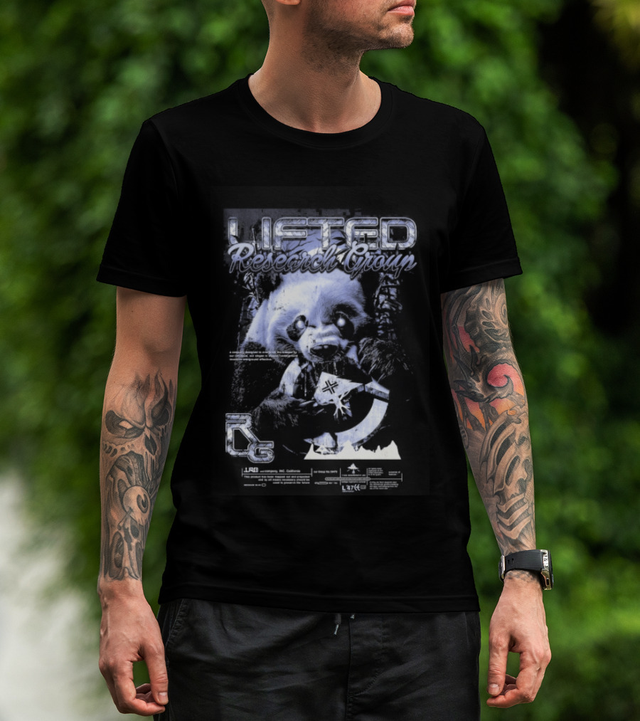 Lifted Research Group Pandamonium Panda Boxer Gloves T-Shirt