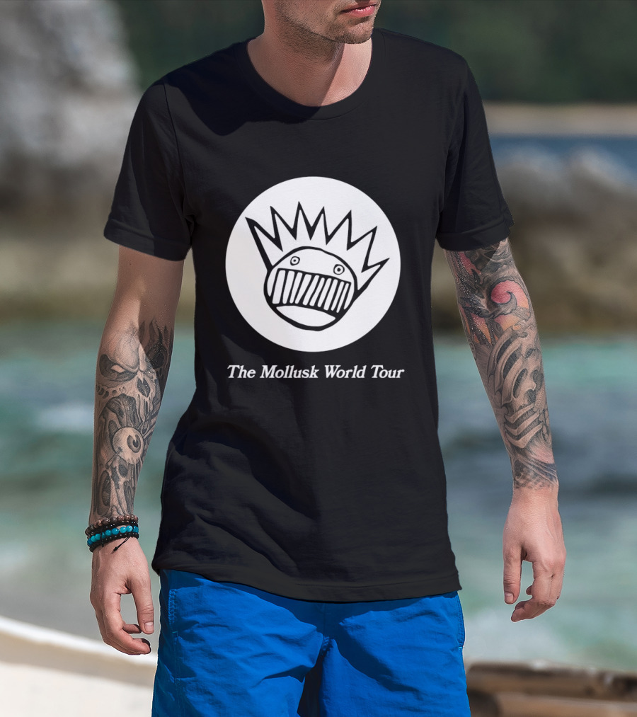 Mollusk World Tour Iconic Logo Ween Band Merchandise T-Shirt