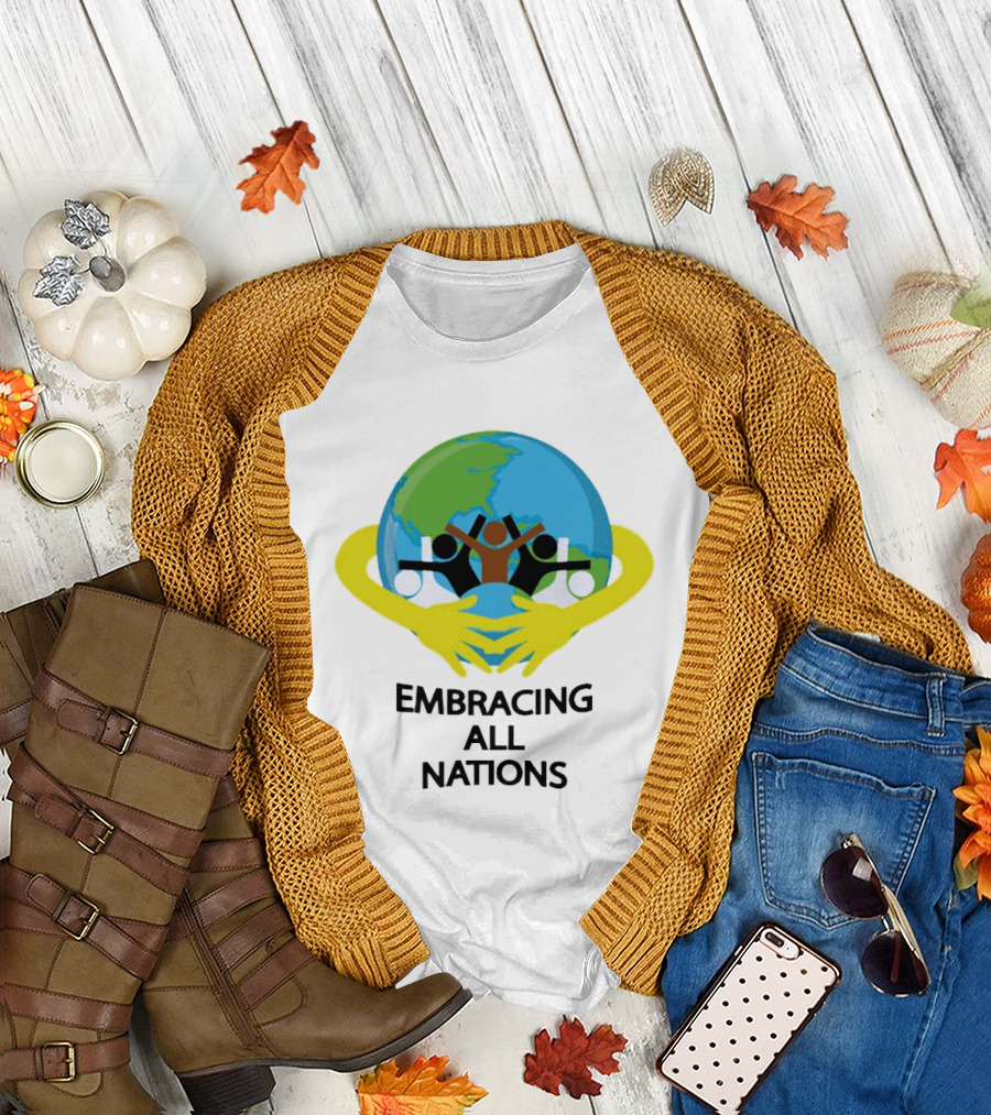 Embracing All Nations Global Unity 2026 T-Shirt