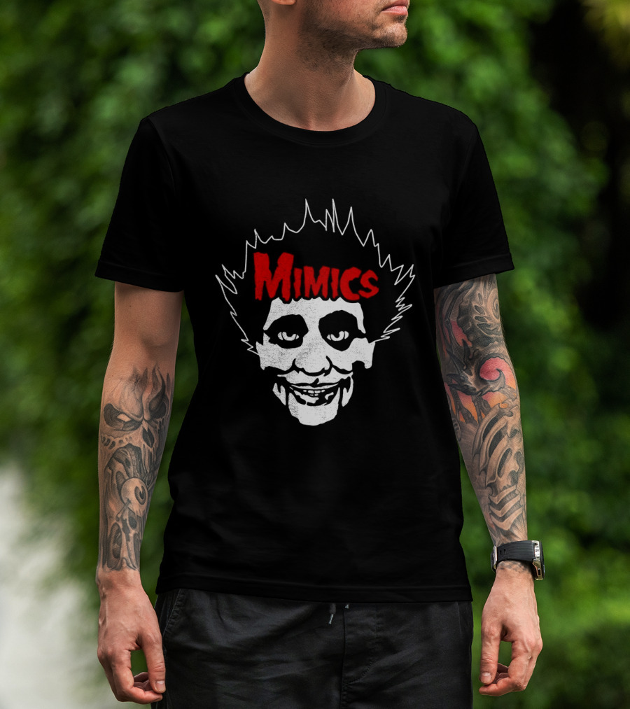 Mimics Fergus Joker Face Wild Hair T-Shirt