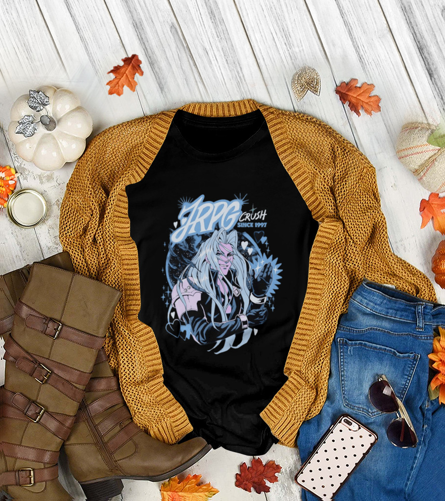 Sefikura JRPG Crush Iconic Character Tribute Since 1997 T-Shirt