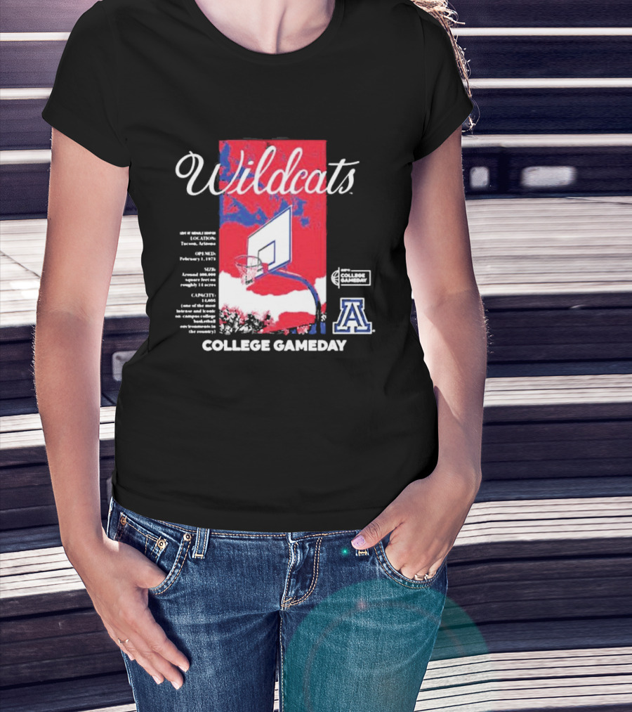Arizona Wildcats Basketball College Gameday T-Shirt
