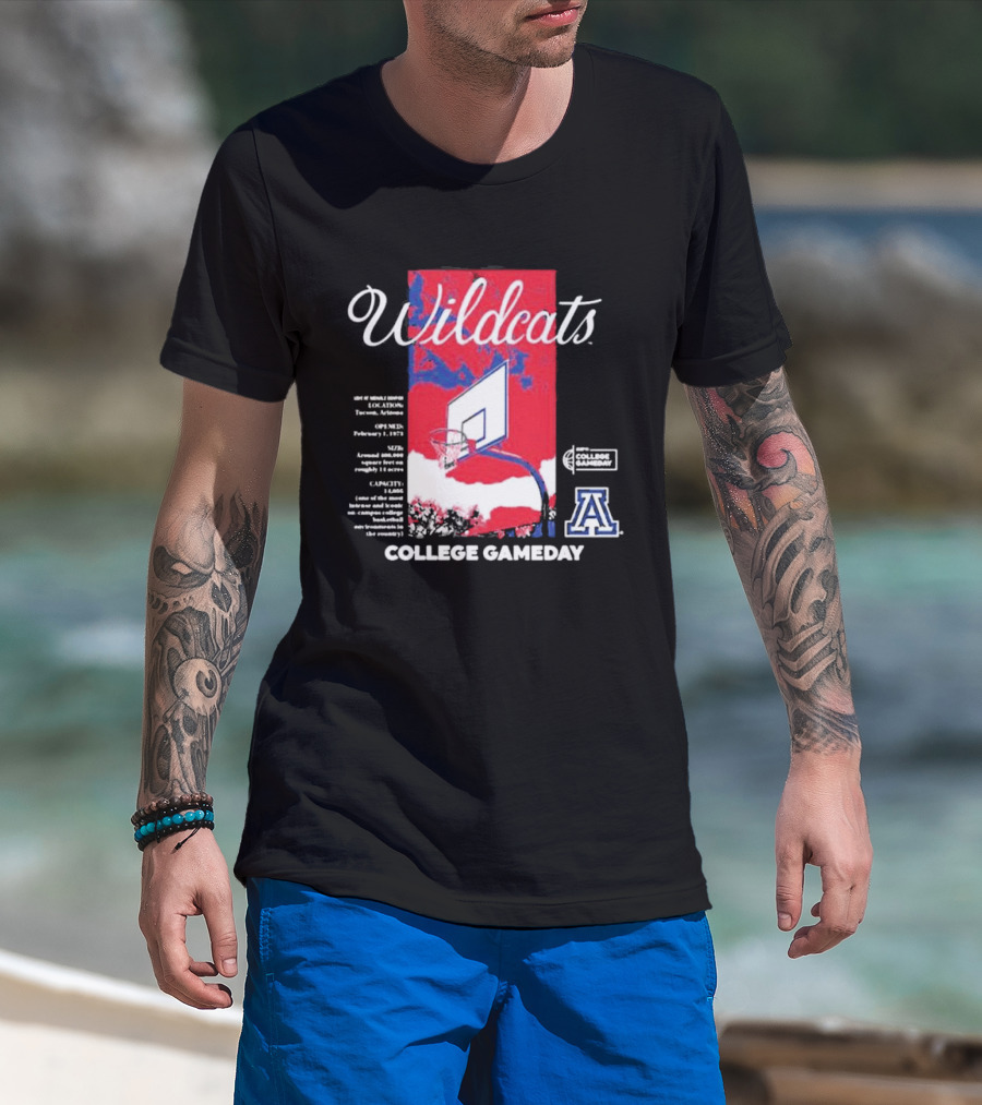 Arizona Wildcats Basketball College Gameday T-Shirt