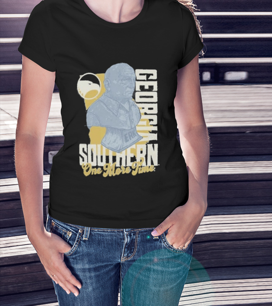 Georgia Southern Erk Russell Eagles One More Time Coach T-Shirt