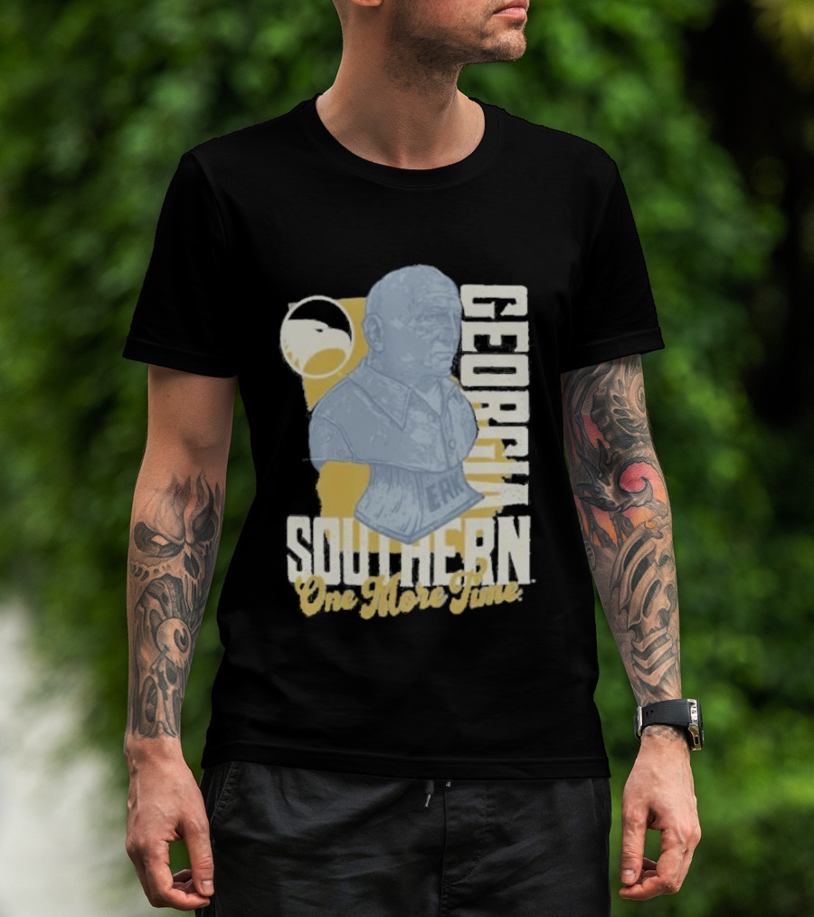 Georgia Southern Erk Russell Eagles One More Time Coach T-Shirt