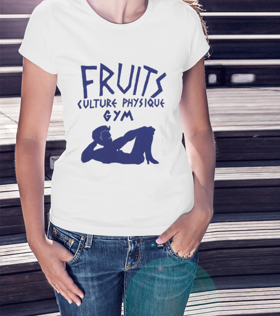 FRUITS Culture Physique Gym Silhouette Fitness T-Shirt