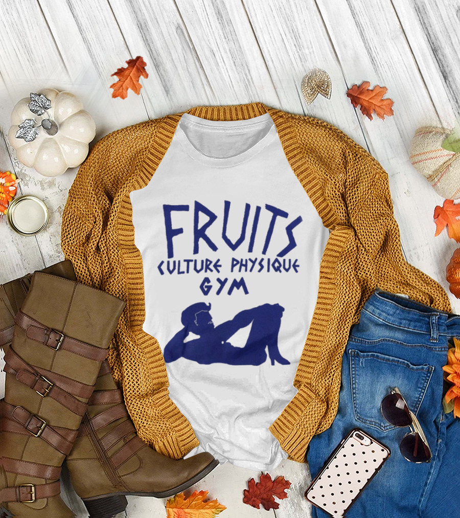 FRUITS Culture Physique Gym Silhouette Fitness T-Shirt