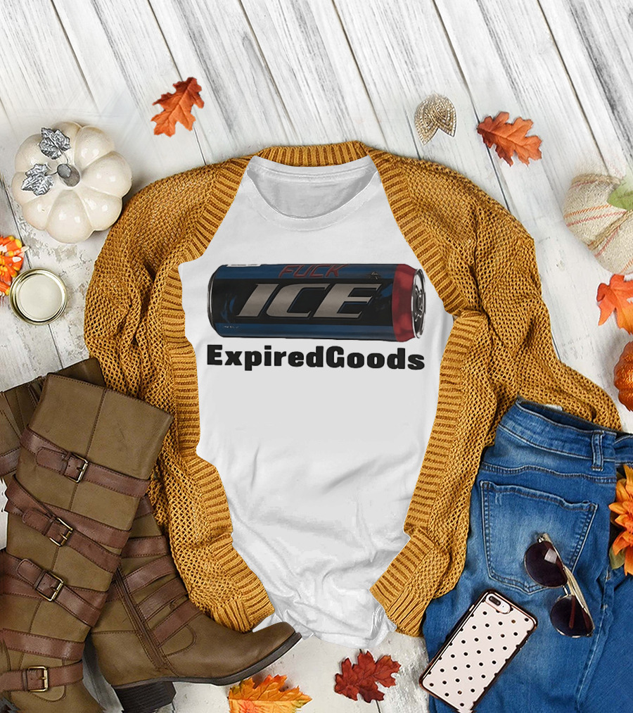 Expired Goods Fuck Ice Can Design Iconic Pop Culture T-Shirt