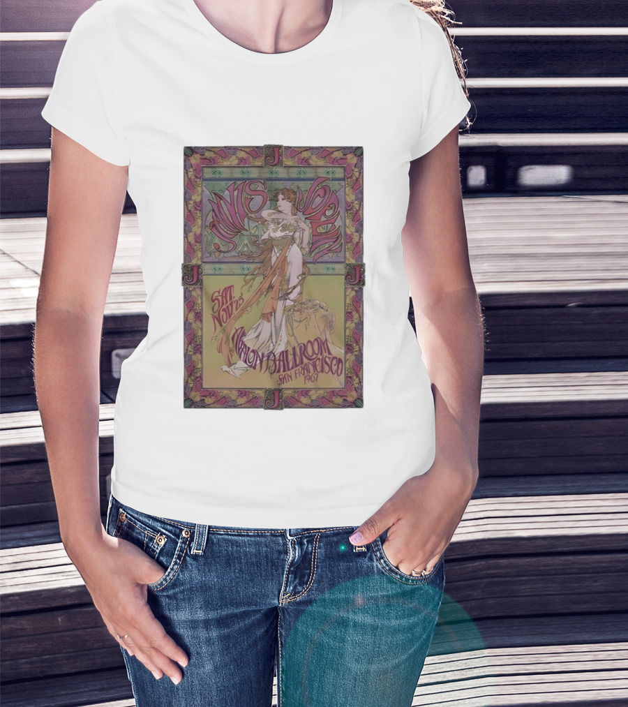 Janis Joplin Avalon Ballroom San Francisco 1967 Art Nov 12 T-Shirt