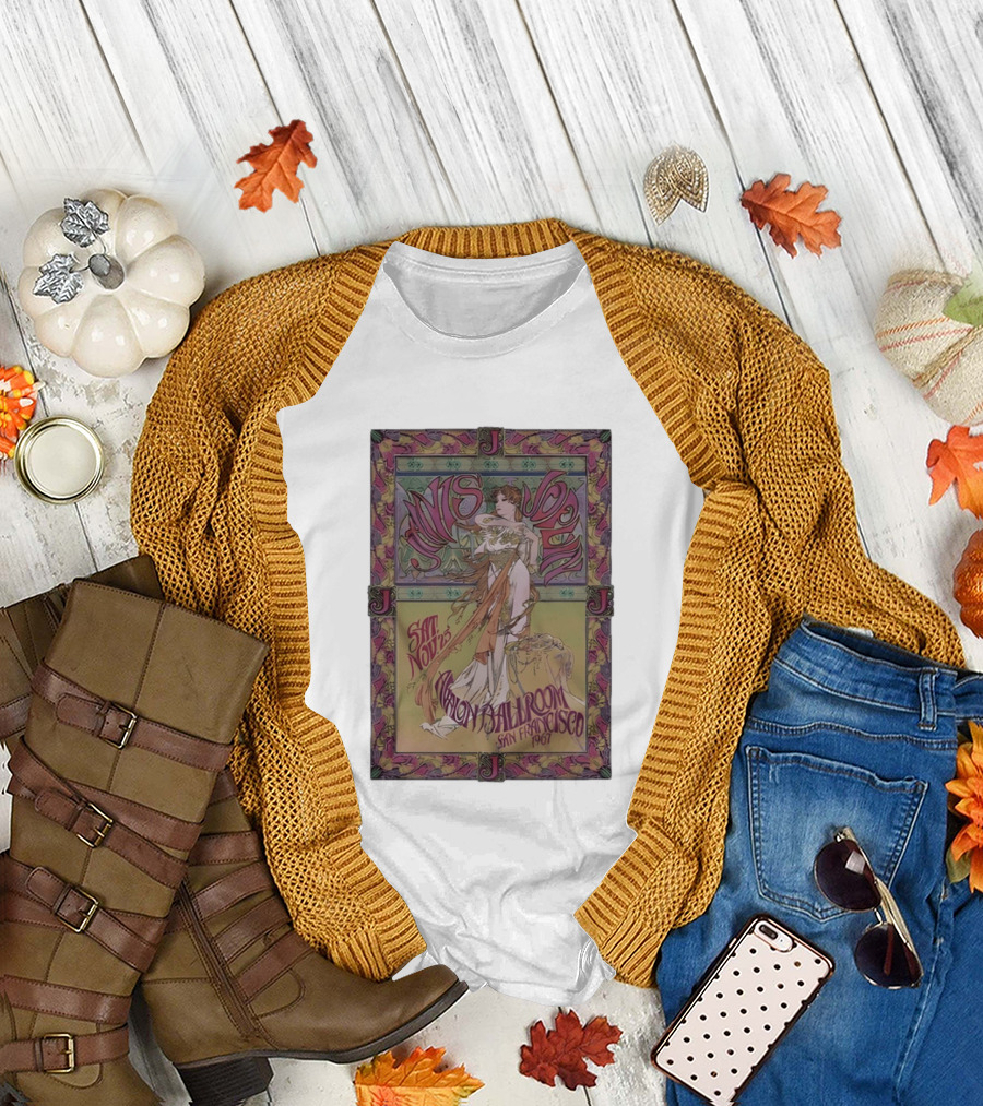 Janis Joplin Avalon Ballroom San Francisco 1967 Art Nov 12 T-Shirt