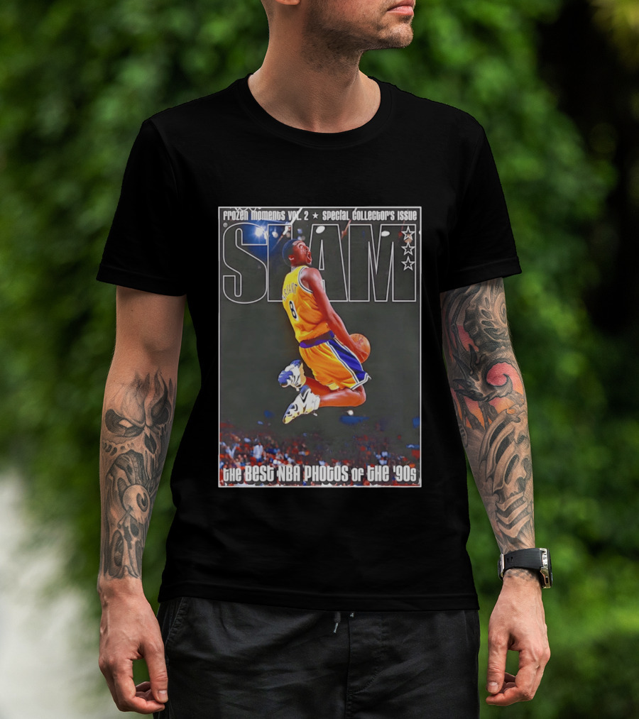 Frozen Moments Vol 2 Kobe Bryant Los Angeles Lakers SLAM Special Collector's Issue Best NBA Photos Of The '90s T-Shirt