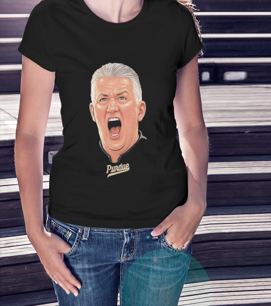 Purdue Boilermakers Coach Painter Bighead T-Shirt