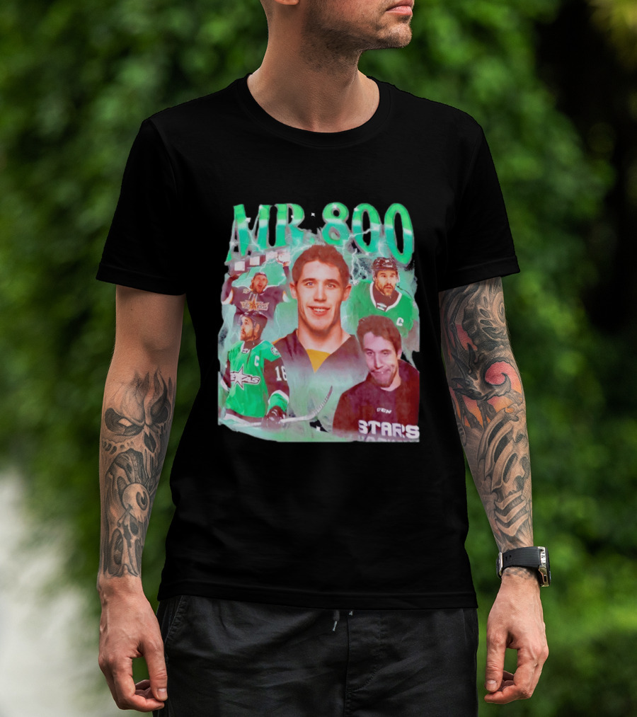 Curtis McKenzie Mr 800 Dallas Stars 16 Hockey Celebration T-Shirt