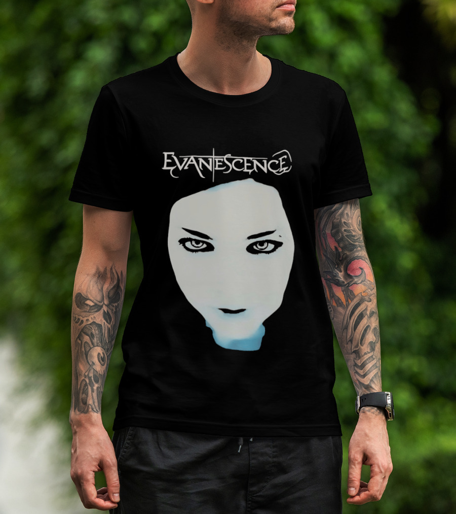 Evanescence Fallen Album Cover Face T-Shirt