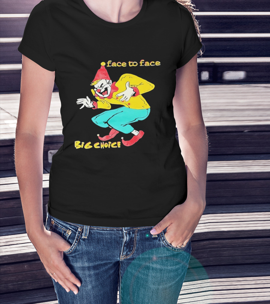 Face To Face Big Choice Punk Band Clown T-Shirt