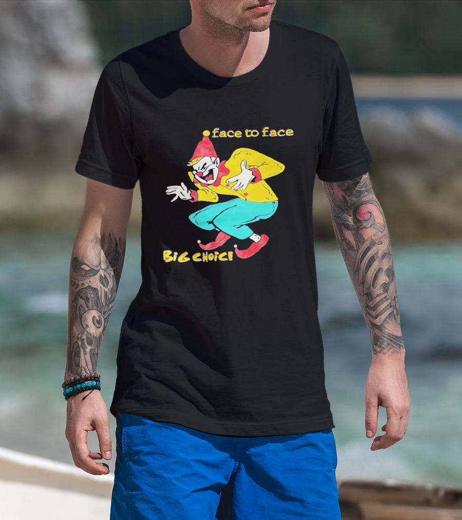 Face To Face Big Choice Punk Band Clown T-Shirt